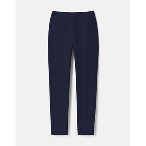 Lafayette 148 Front Pleat Trousers in Navy